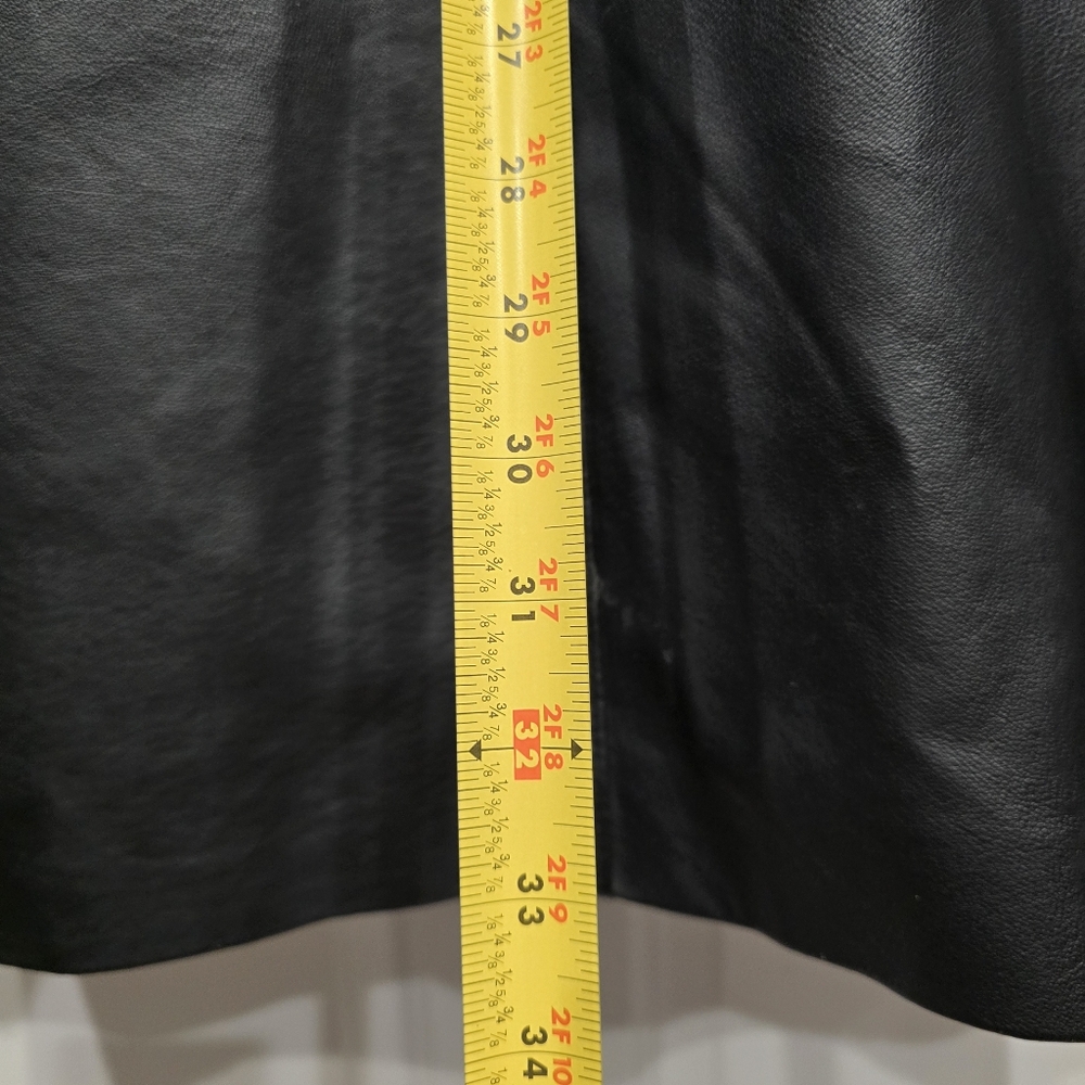 Collezione Leather Coat Mens Sz 4XLT Black - Picture 10 of 13